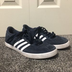 Dark blue Adidas shoes